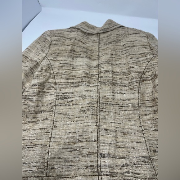 100%silk WHBM Beige Blazer - Preowned - Picture 8 of 11